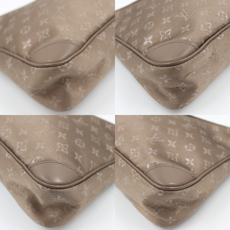 Louis Vuitton Little Boulogne Monogram Satin Noir Handbag