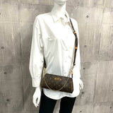 Louis Vuitton Monogram Eva Chain Shoulder Bag Brown