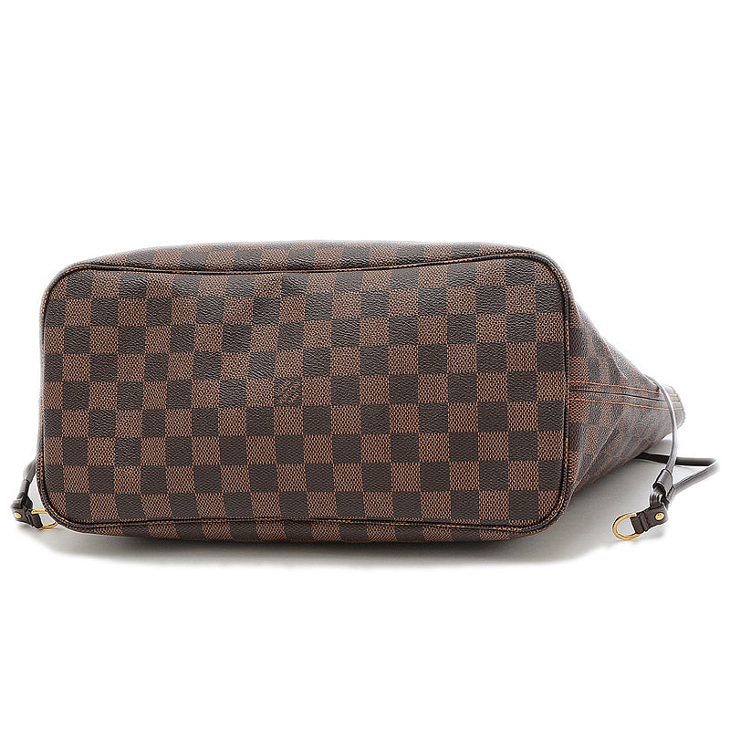 Louis Vuitton Damier Neverfull MM Tote Bag with Pouch Rose Ballerine