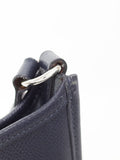 Hermes Evelyn Engraved Shoulder Bag Navy