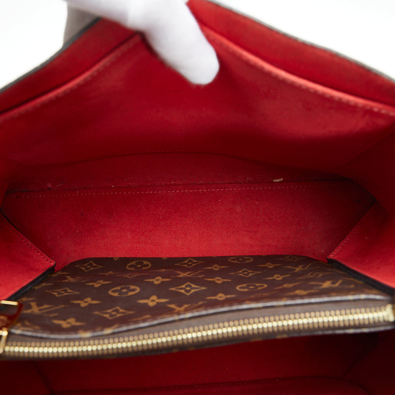 Louis Vuitton Monogram Flower Tote Handbag Shoulder Bag