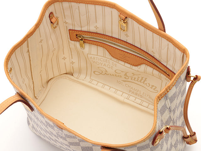 Louis Vuitton Neverfull PM Damier Azur Tote Bag