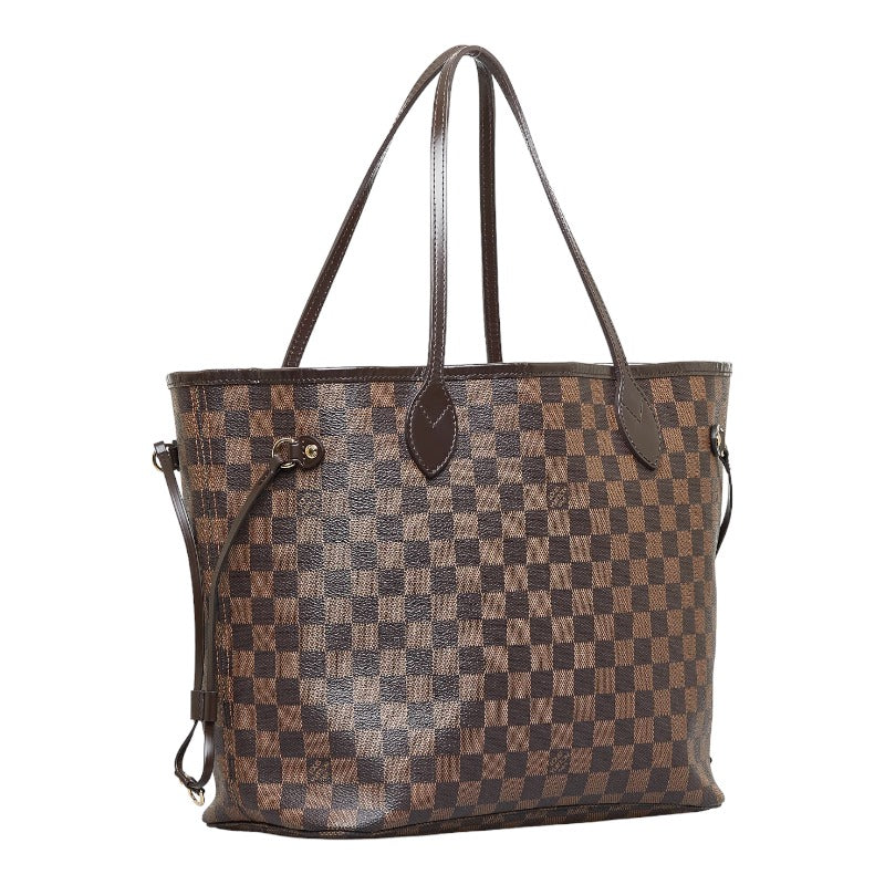 Louis Vuitton Damier Neverfull MM Tote Bag Shoulder Bag Brown