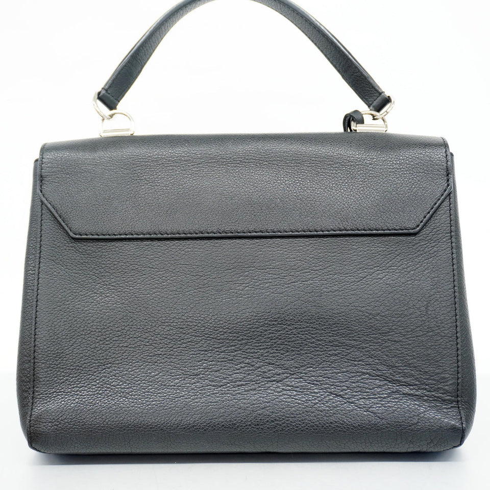 Louis Vuitton Lock Me 2 Cartable Noir Shoulder Bag Black