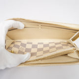 Louis Vuitton Long Wallet Damier Azur Portefeuille Clemence