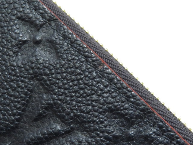 Louis Vuitton Zippy Wallet Monogram Implant Marine Rouge