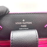 Louis Vuitton Lock Me Bucket Noir Fuchsia Leather 2way Shoulder Bag