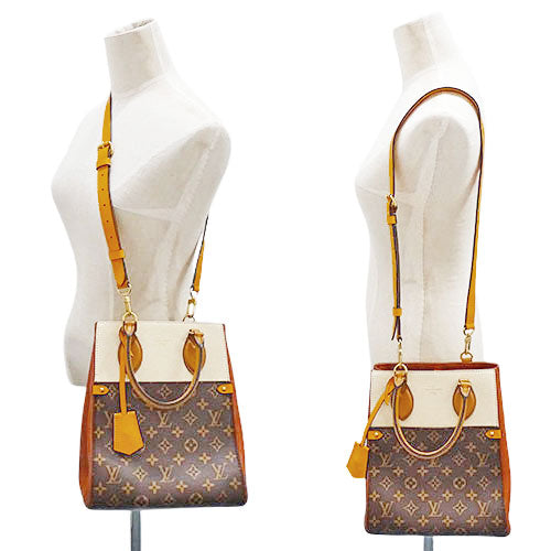 Louis Vuitton Monogram Fold Tote MM Shoulder Bag