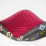 Louis Vuitton Card Holder Monogram Multicolor Black