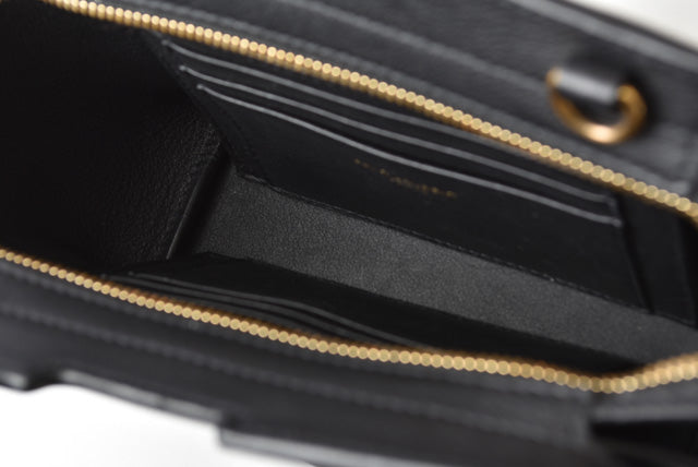 Saint Laurent- Brand Bag Shoulder Bag Mini Bag Clutch Bag Leather Black