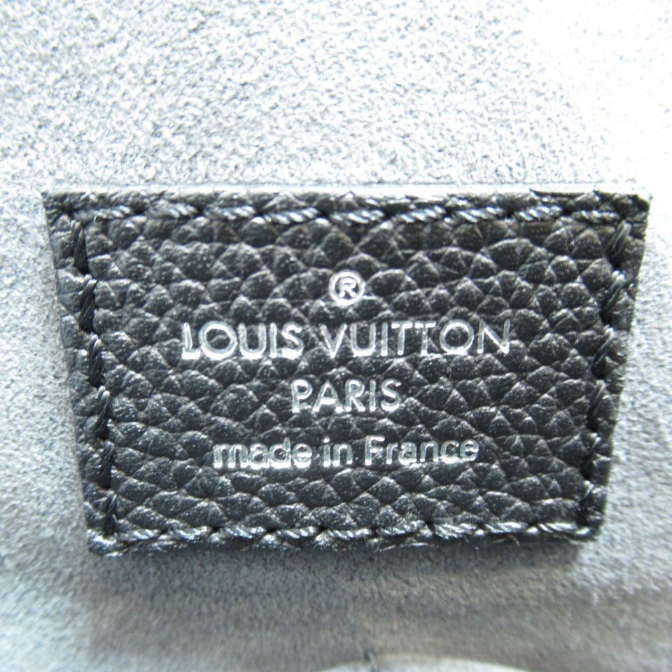 Louis Vuitton Haumea Tote Bag Leather Mahina Black
