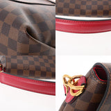 Louis Vuitton Damier Bobour MM Scarlet Damier Canvas 2way Bag A Rank