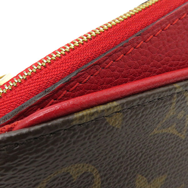 Louis Vuitton Pallas Clutch Suise Chain Bag Gold Metal Fittings