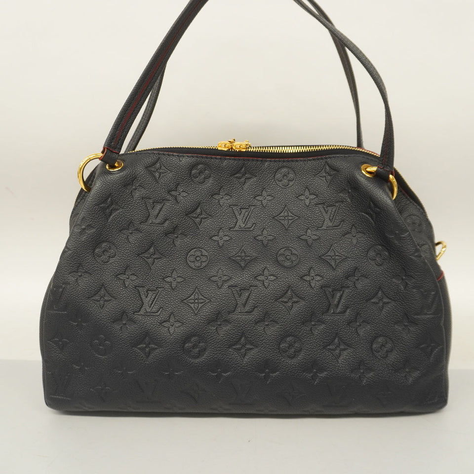 Louis Vuitton Monogram Implant Ponthieu PM Shoulder Bag Marine Rouge