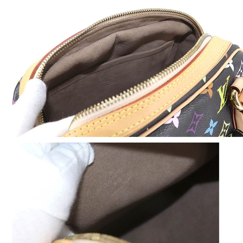 Louis Vuitton Monogram Multicolor Priscilla Hand Bag Noir