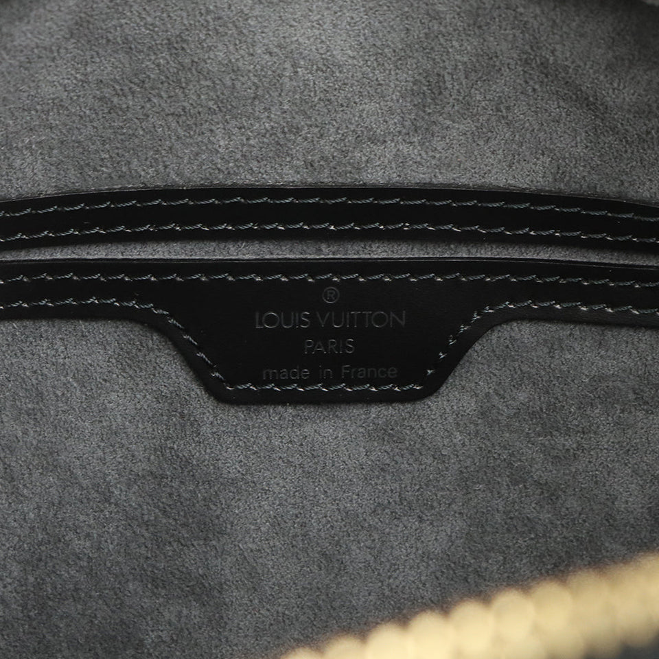 Louis Vuitton Epi Soufflot Handbag Noir Black