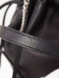 Saint Laurent- Paris Teddy Pouch Shoulder Bag Black
