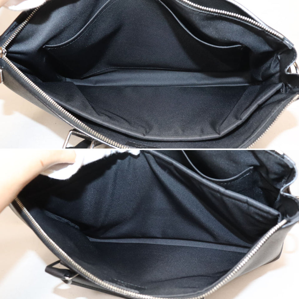 Louis Vuitton Anton Briefcase Taiga Noir