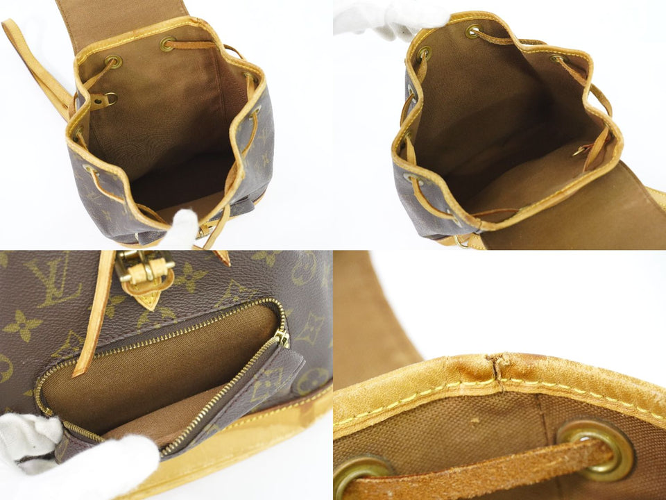 Louis Vuitton LV Mini Montsouris Monogram Rucksack Backpack Brown