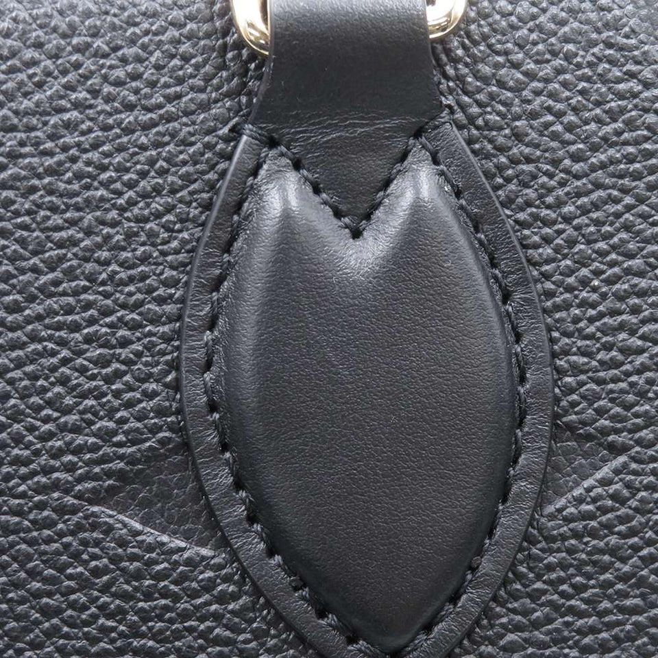 Louis Vuitton OnTheGo PM Monogram Emplant Mini Black Noir