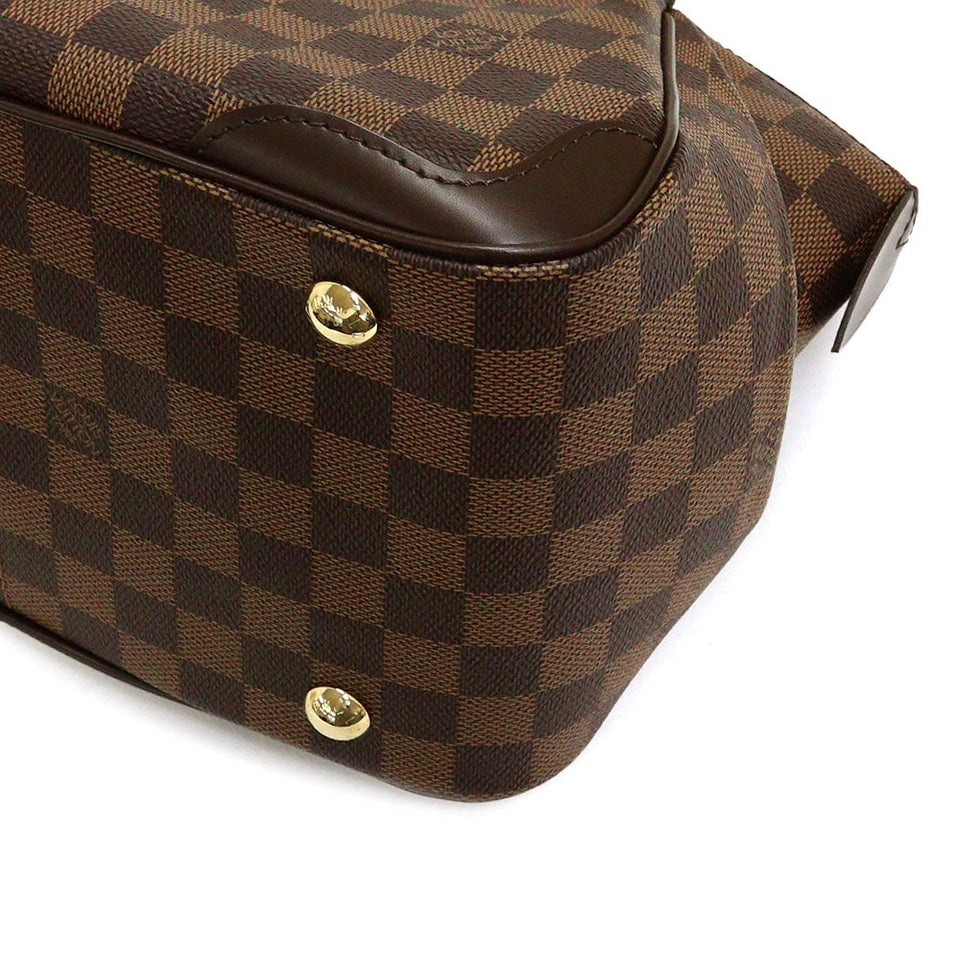 Louis Vuitton Verona PM Handbag Damier Leather Brown