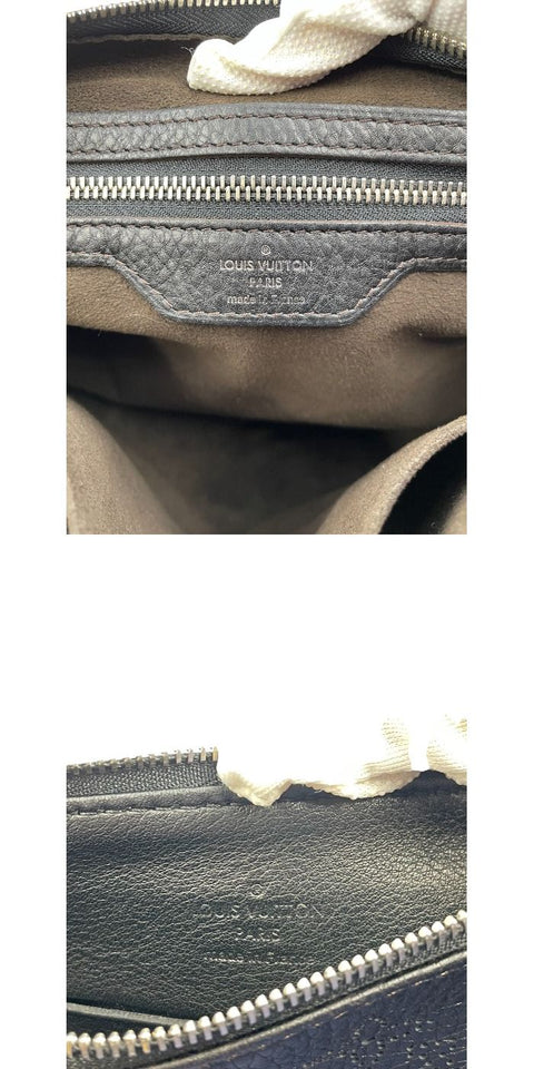 Louis Vuitton Selene PM 2way Shoulder Bag Black Brown
