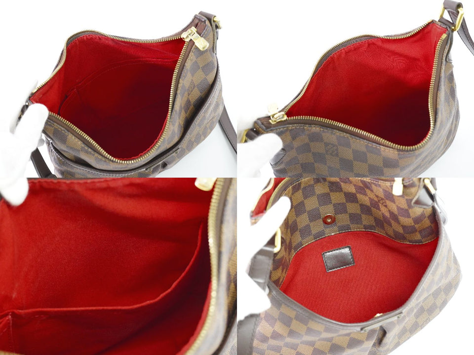 Louis Vuitton Bloomsbury PM Damier Ebene Shoulder Bag Brown
