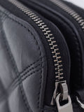 Saint Laurent- Becky Double Zip Pouch Shoulder Bag Black