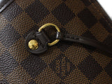 Louis Vuitton Neverfull MM Tote Bag Damier Ebene Brown