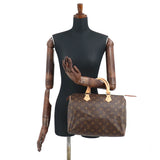 Louis Vuitton Monogram Speedy 30 Hand Bag Brown
