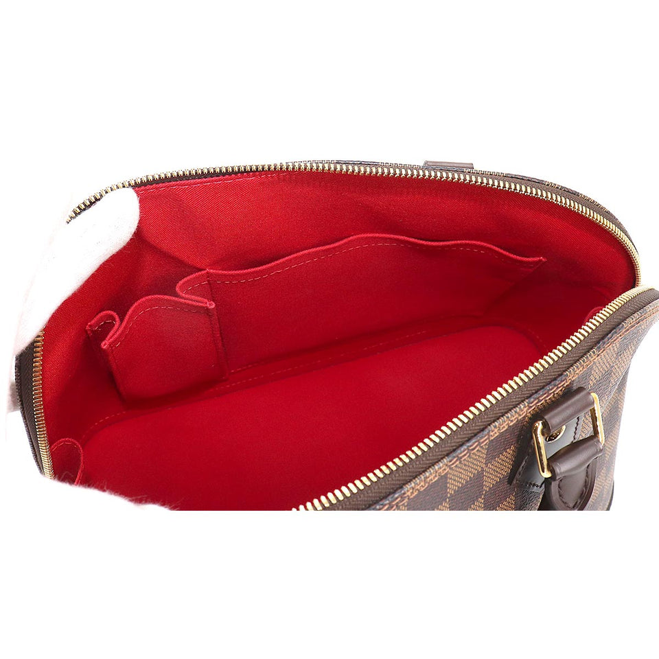 Louis Vuitton Damier Alma PM Hand Bag Ebene Brown