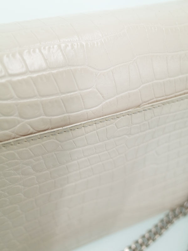 Saint Laurent- Paris Sunset Medium Shoulder Bag White