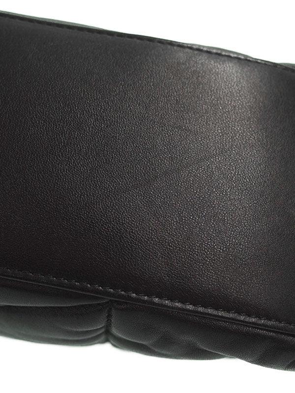 Saint Laurent- Paris Monogram Chain Shoulder Bag Black