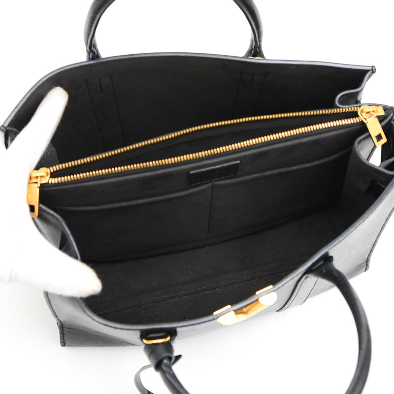 Louis Vuitton Monogram Very Tote MM Shoulder Bag Noir Black