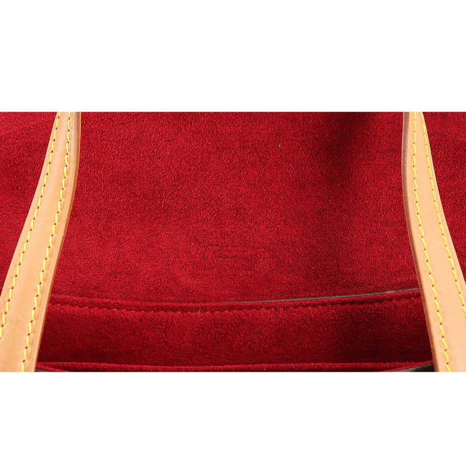 Louis Vuitton Monogram Sonatine Hand Bag Brown Gold Metal Fittings