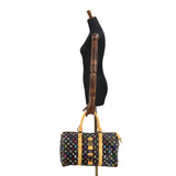 Louis Vuitton Monogram Multicolor Keepall 45 Boston Bag Noir