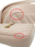 Saint Laurent- Paris Lou Camera Bag Shoulder Bag Beige Black
