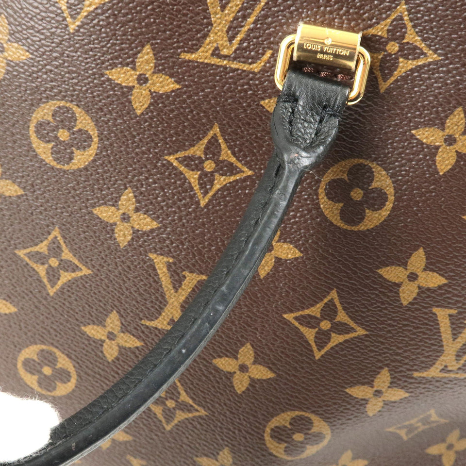 Louis Vuitton Monogram Pallas Handbag Shoulder Bag Noir