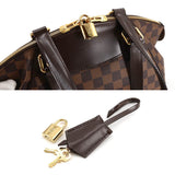 Louis Vuitton Damier Verona PM Hand Bag Ebene Brown