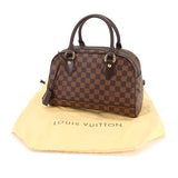 Louis Vuitton Damier Duomo Hand Bag Ebene Gold Metal Fittings