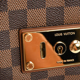 Louis Vuitton Pochette Ascot Clutch Bag Damier Brown