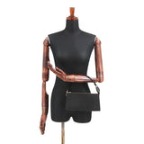 Louis Vuitton Epi Pochette Accessoire Hand Bag Black Gold Hardware