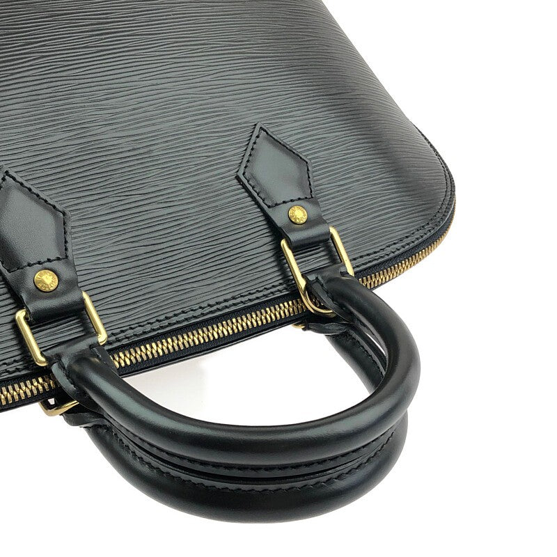 Louis Vuitton Epi Alma Bag Handbag Noir