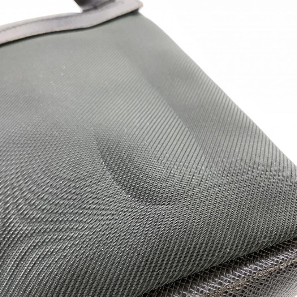Louis Vuitton Saratov PM Shoulder Bag Taiga Leather Canvas
