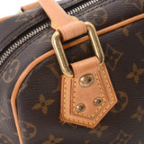 Louis Vuitton Monogram Manhattan PM Brown Canvas Handbag
