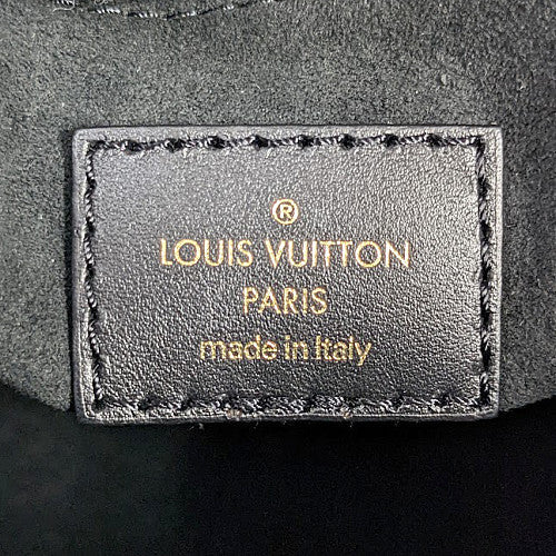 Louis Vuitton On The Go PM Monogram Implant Leather Noir Black