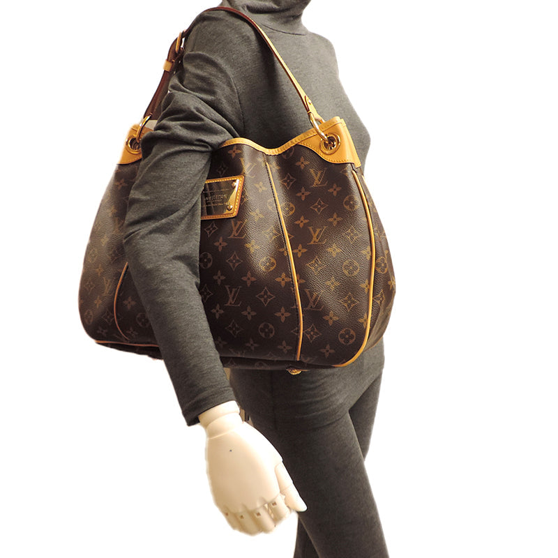 Louis Vuitton Galliera PM Shoulder Bag Monogram Brown