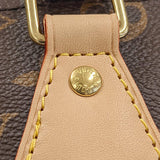 Louis Vuitton LV Speedy 25 Monogram Leather Brown Bag Handbag