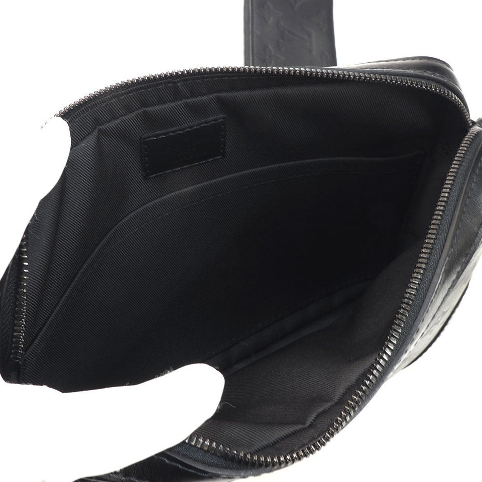 Louis Vuitton Duo Messenger Monogram Shadow Noir Crossbody Bag Shoulder Bag