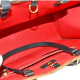Louis Vuitton Monogram Reverse On The Go MM Reverse Tote Bag Brown